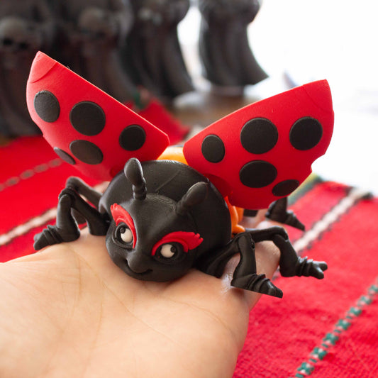 Lola the Lucky Ladybug - 3D-Printed Desk Pal And Good Luck Charm